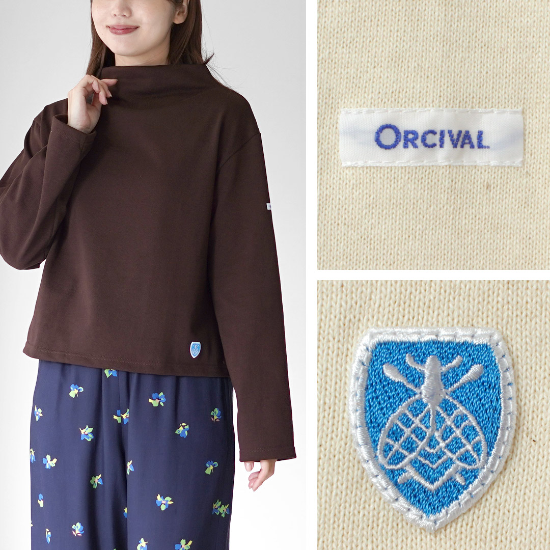 ORCIVAL（オーシバル） ＃B641 ボトルネック ロングスリーブ プル