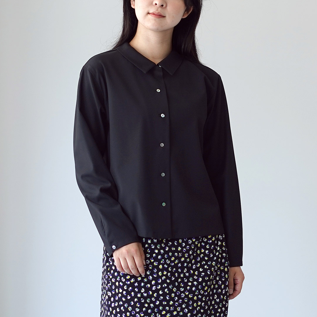 mizuiroind（ミズイロインド） T/R ベーシック シャツ / レディース