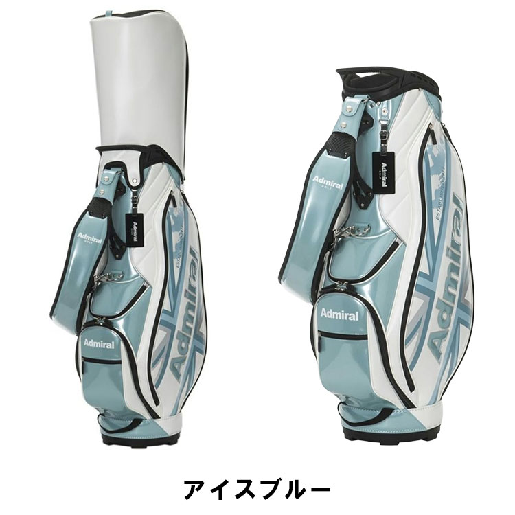 Admiral キャディバッグ（色：ネイビー系）｜ゴルフ用バッグ｜ゴルフ