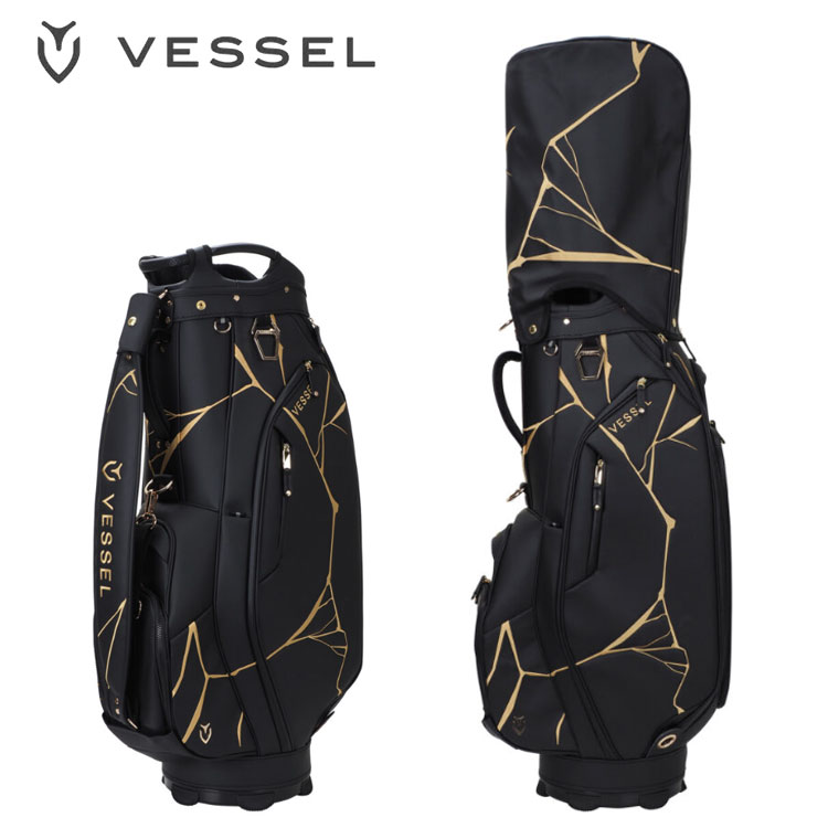 VESSEL ベゼル カートキャディバッグ VESSEL LUX 7 JP 2.0 KINTSUGI 金