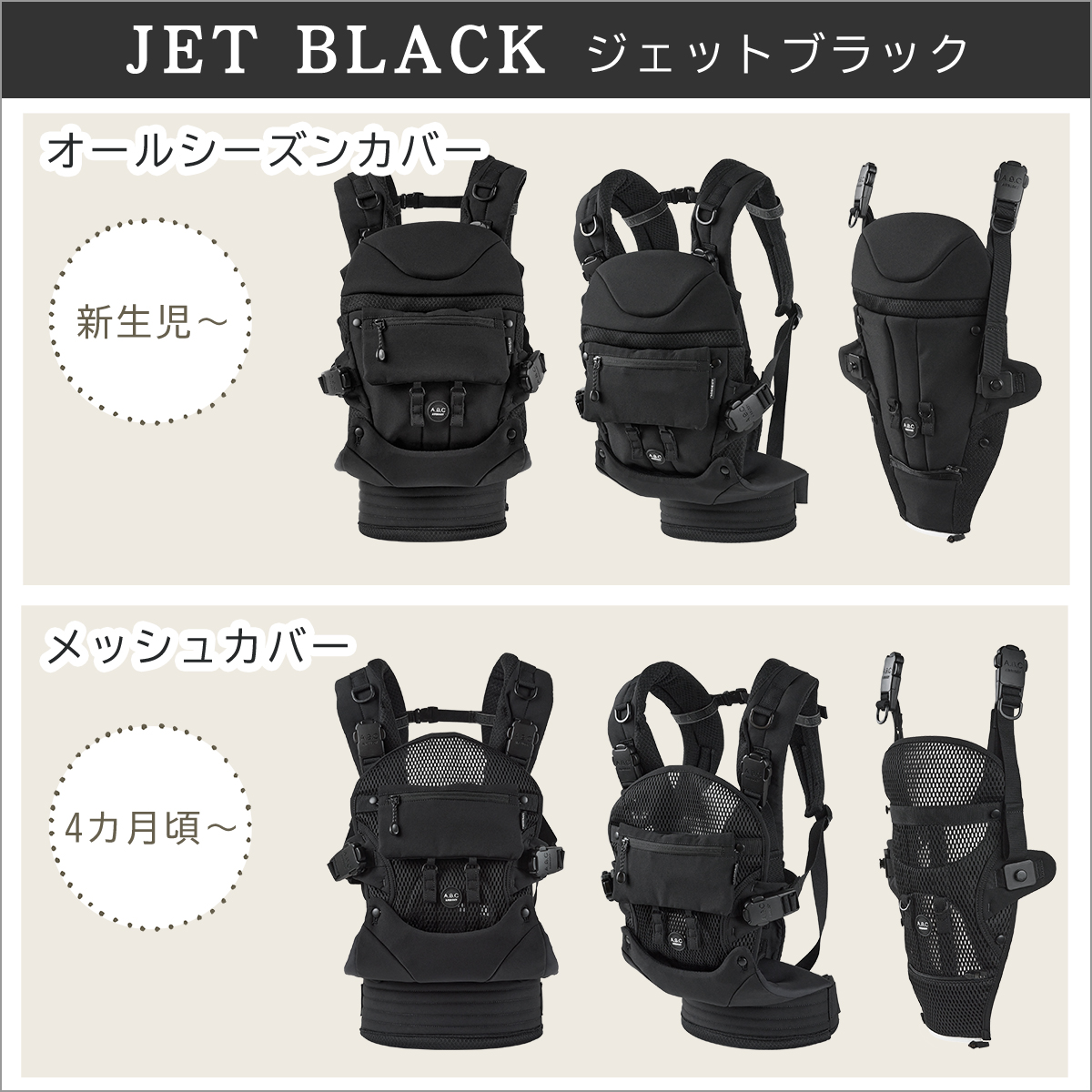 AIRBUGGY（エアバギー） A.B.C ベビーキャリア コンフォ コンプリート