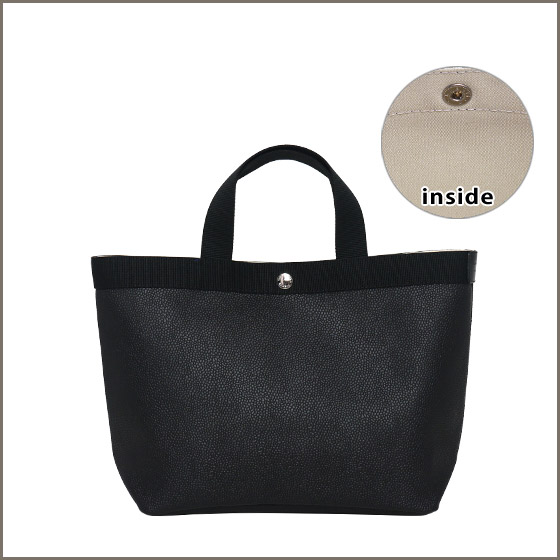 並行輸入品】エルベシャプリエ コーテッドキャンバス スクエアトート