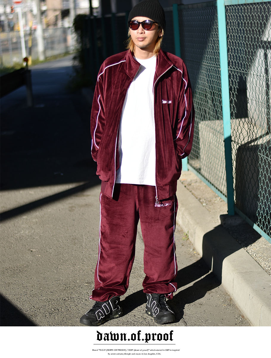 ベロア ジャージ メンズ 上下 セットアップ ブランド 大きいサイズ B系