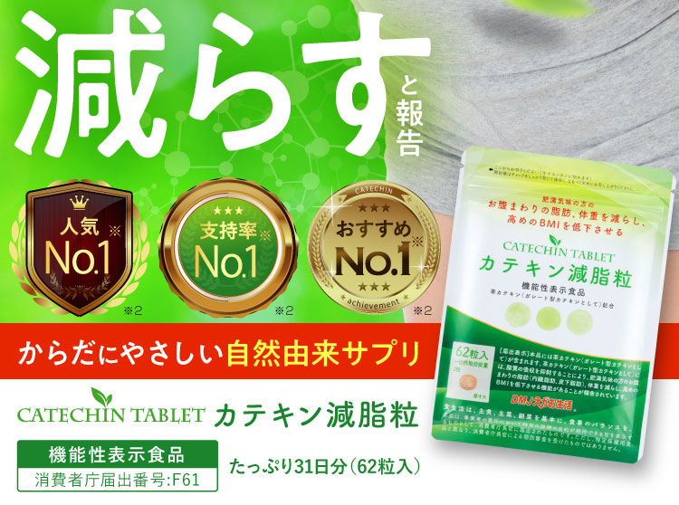DMJえがお生活 カテキン減脂粒 10袋セット 15%OFF DMJえがお生活 31日