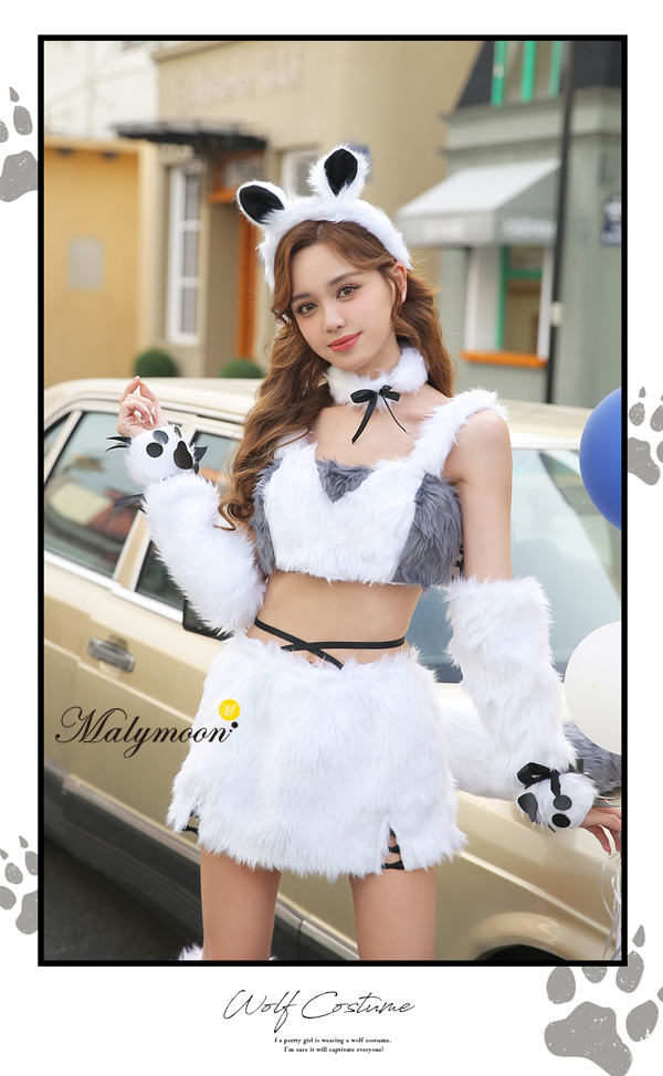 あすつく】マリームーン コスプレ 狼 オオカミ ふわもこ セクシー