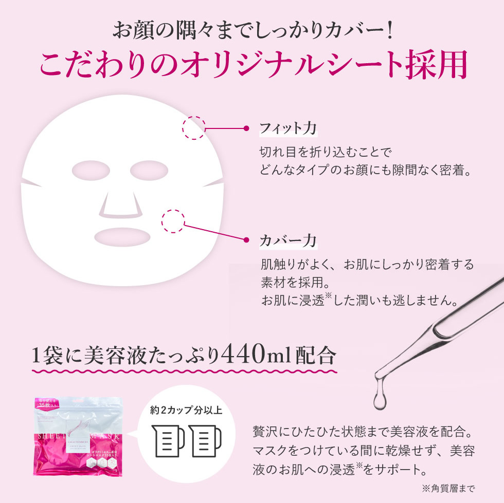 PICOMONTE（ピコモンテ） シートマスク 35枚入り パック フェイス