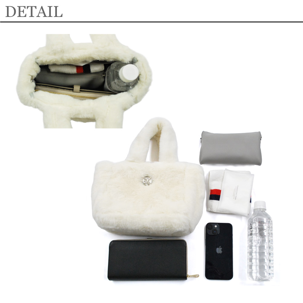 GYDA（ジェイダ） トートバッグ レディース ファーバッグ ショルダー