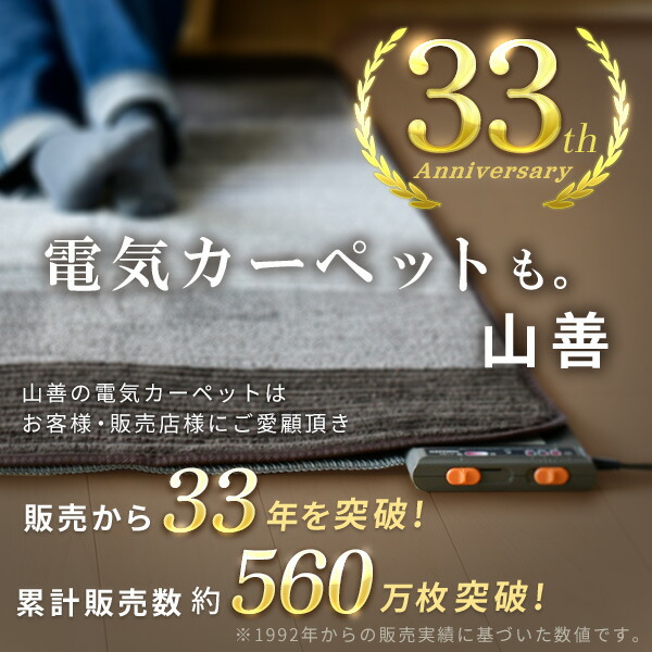 電気カーペット 3畳 ホットカーペット フェイクファー カバーセット 24