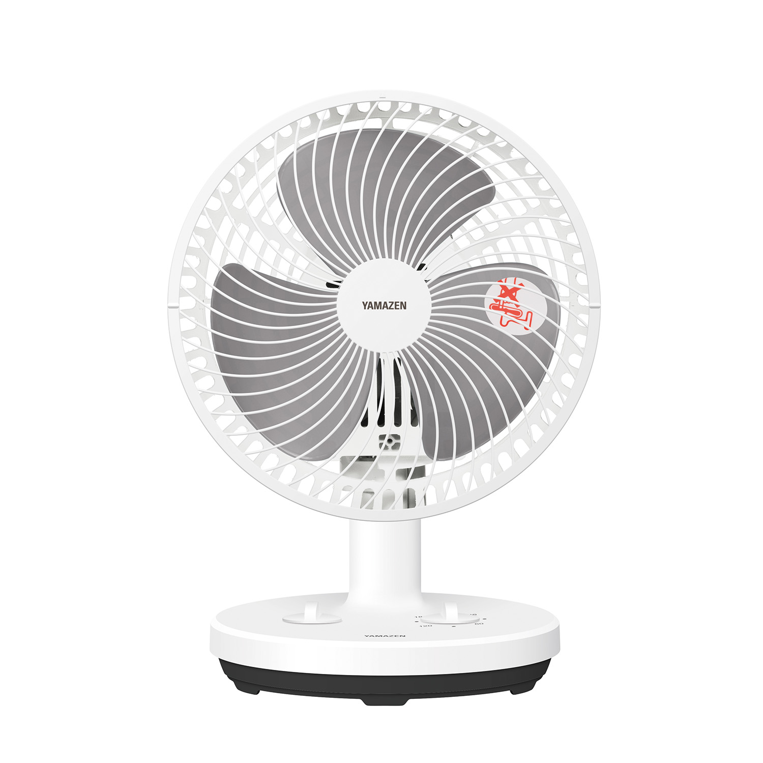 山善（YAMAZEN） 扇風機 卓上扇風機 左右首振り 18cm 切タイマー 風量2