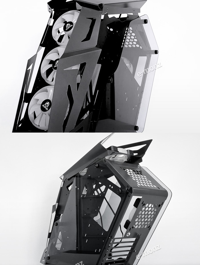 PCケース ゲーミング ATX MicroATX MiniITX ミドルタワー 【 烏城