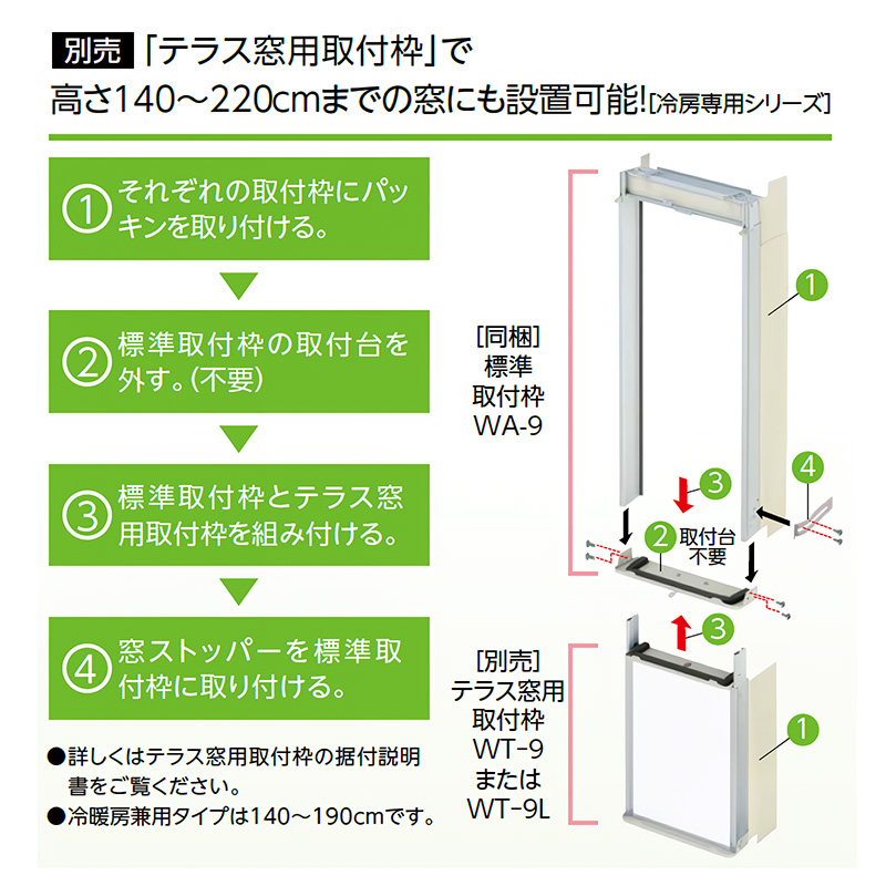 ReLaLa ウインドエアコン コロナ 2025年モデル リララ冷房専用シリーズ