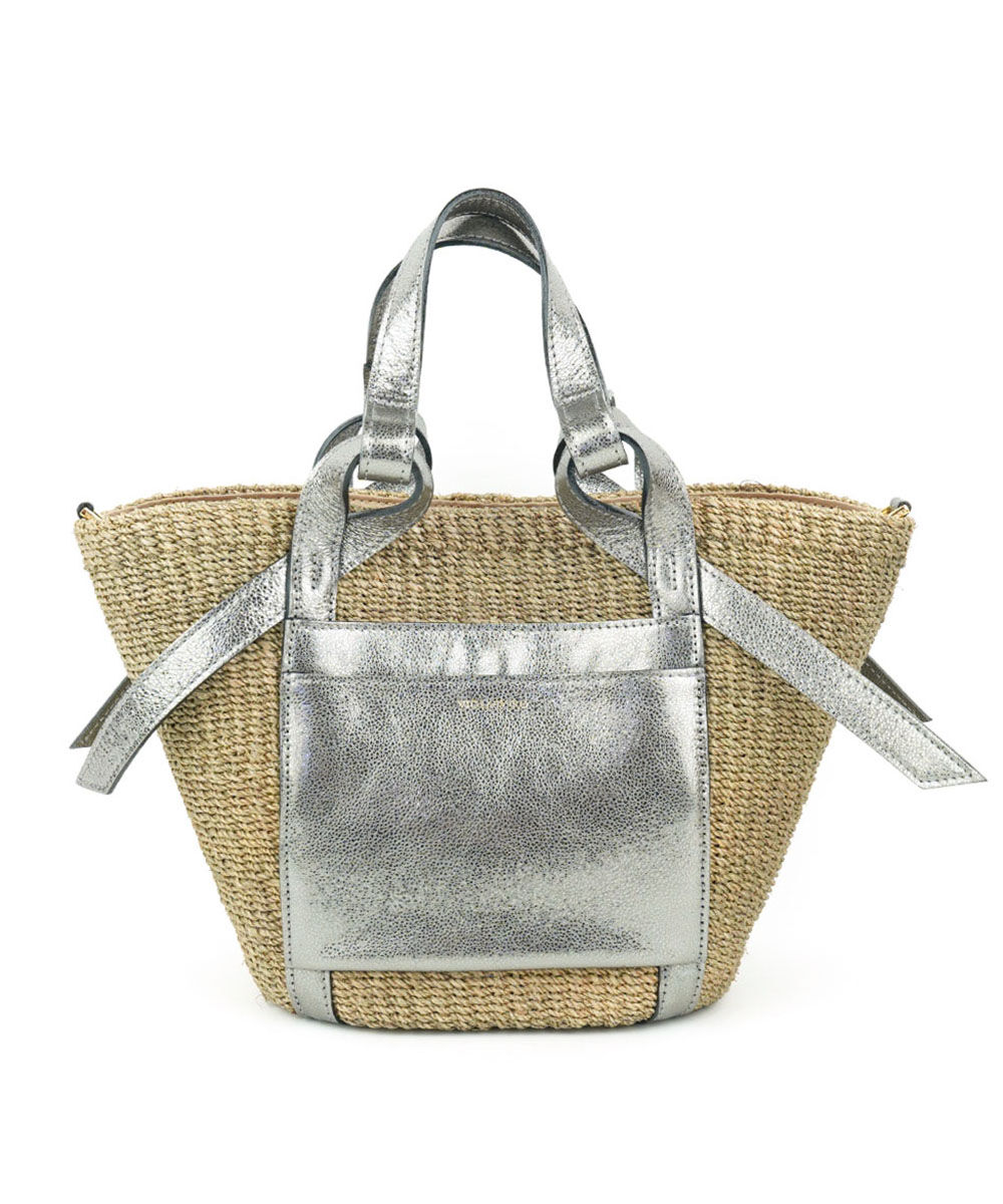 VIOLAd'ORO（ヴィオラドーロ） MIRO アバカ製 2WAY レザーポケット