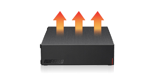 BUFFALO（バッファロー） 外付HDD HD-LE2U3-BB [USB3.2(Gen.1)対応外