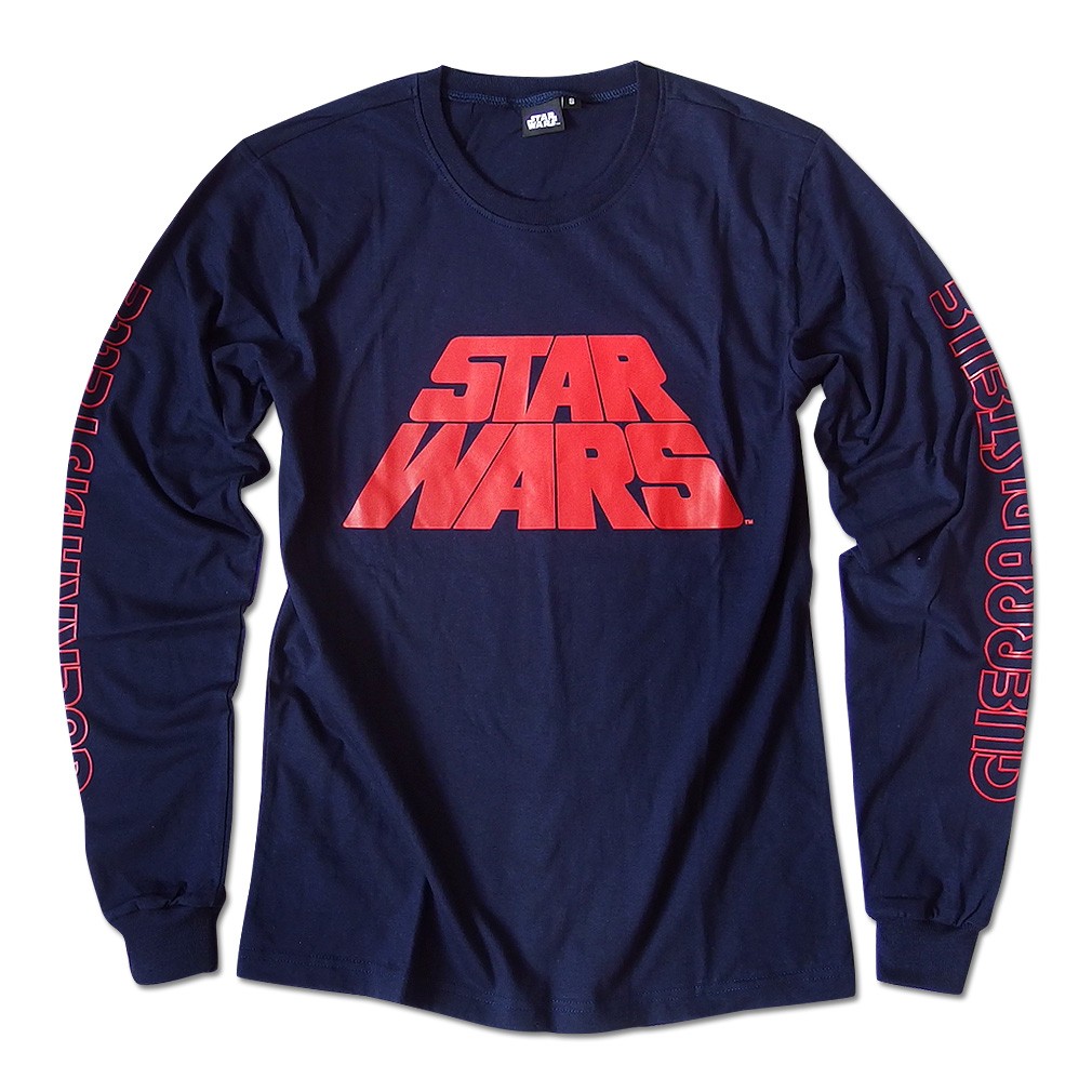 STARWARS スターウォーズ Tシャツ メンズ ロンT 長袖 ネイビー ダース