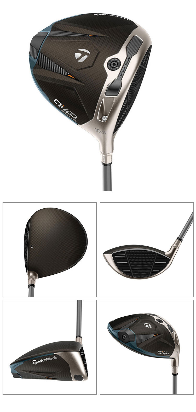 TaylorMade（テーラーメイド） Qi4D MAX LITE ドライバー 右用 REAX MR