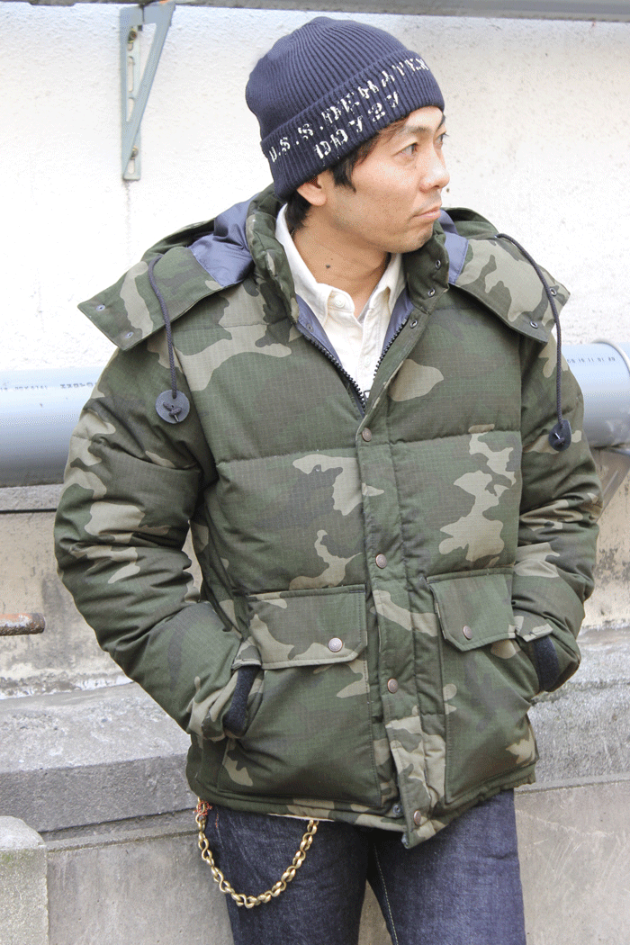 SUGAR CANE シュガーケーン ダウンジャケット カモフラージュ SC14291