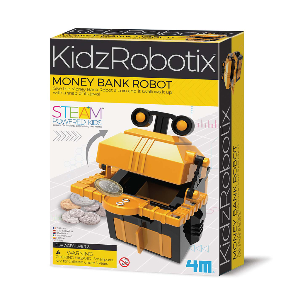 実験 工作 キット ロボット工学 貯金箱ロボット 4M/フォーエム 子供