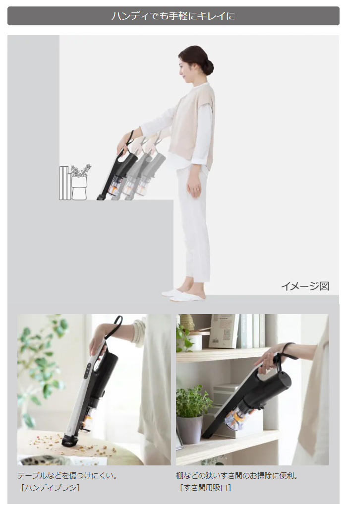 日立（HITACHI） 掃除機 サイクロン式 クリーナー すごかるスティック