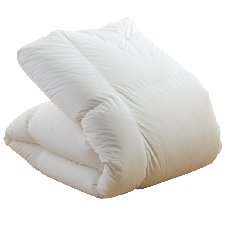 羽毛布団 シングル ハンガリーホワイトダック93％ 増量1.2kg 400DP