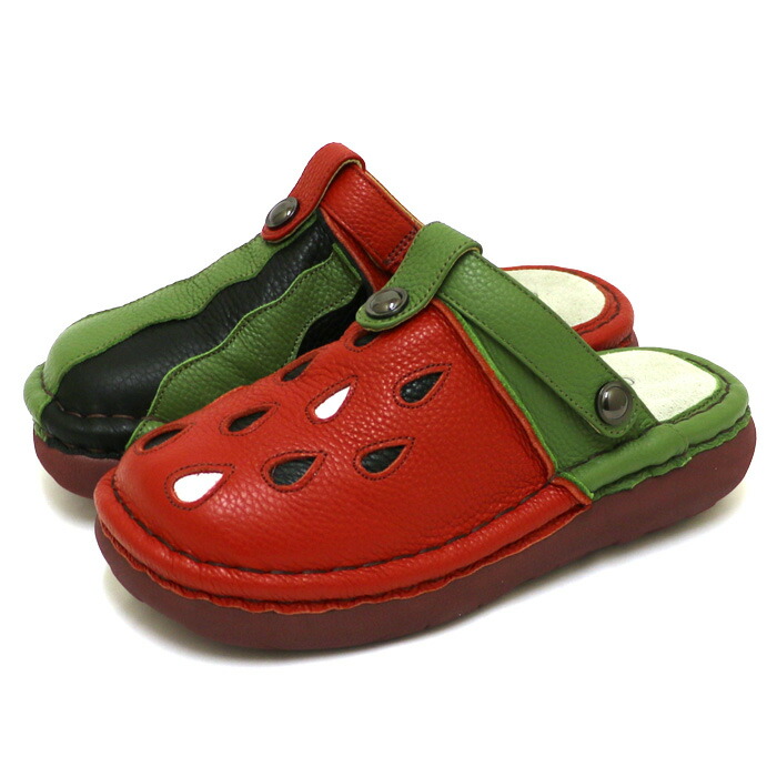 送料無料 サボ サンダル エスタシオン 靴 レディース estacion 本革