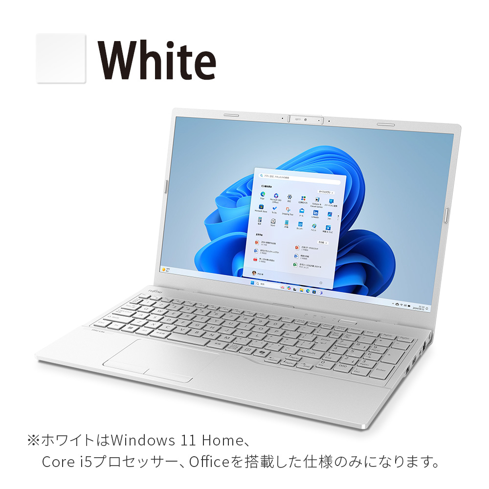LIFEBOOK AH ノートパソコン 富士通 新品 FMV Lite WA1/J2 15.6型