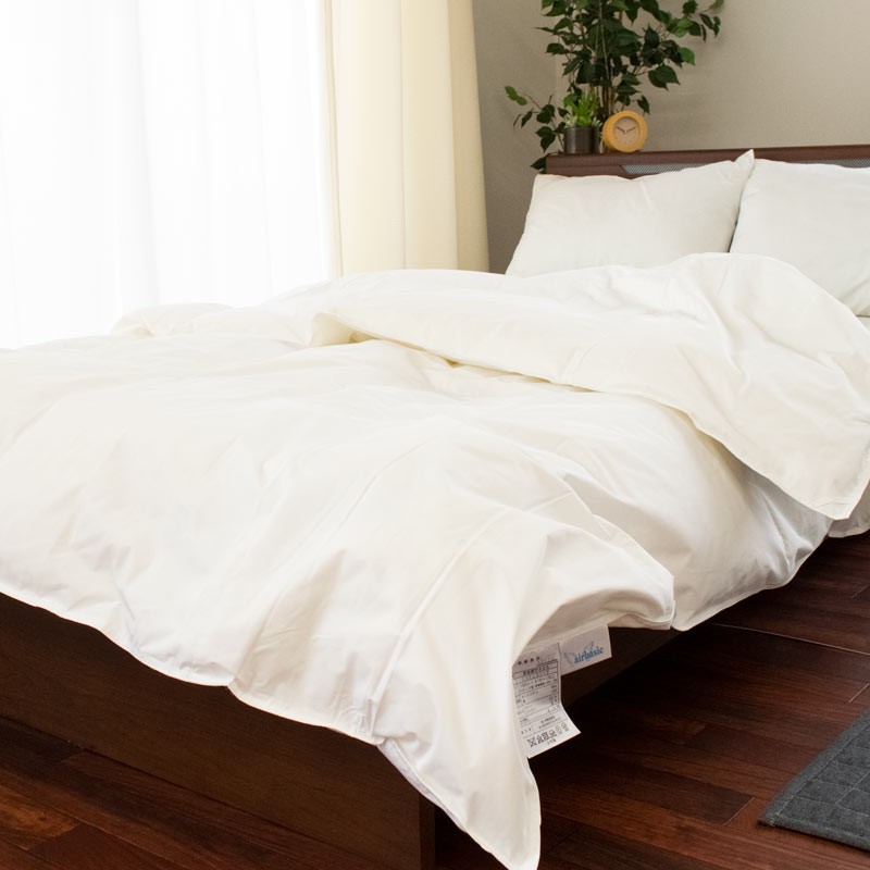 ダウンケット 羽毛肌掛け布団 シングル ポーランド産グースダウン95