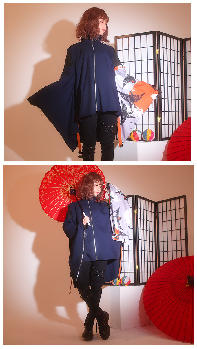 Favoriteオリジナル鴉羽 凛燈さんコラボ 羽搏き纏う和袖狩衣風