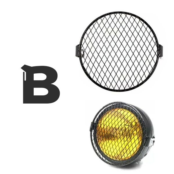 ヘッドライトグリル オートバイ ライトカバー パーツ 汎用 ほとんどの