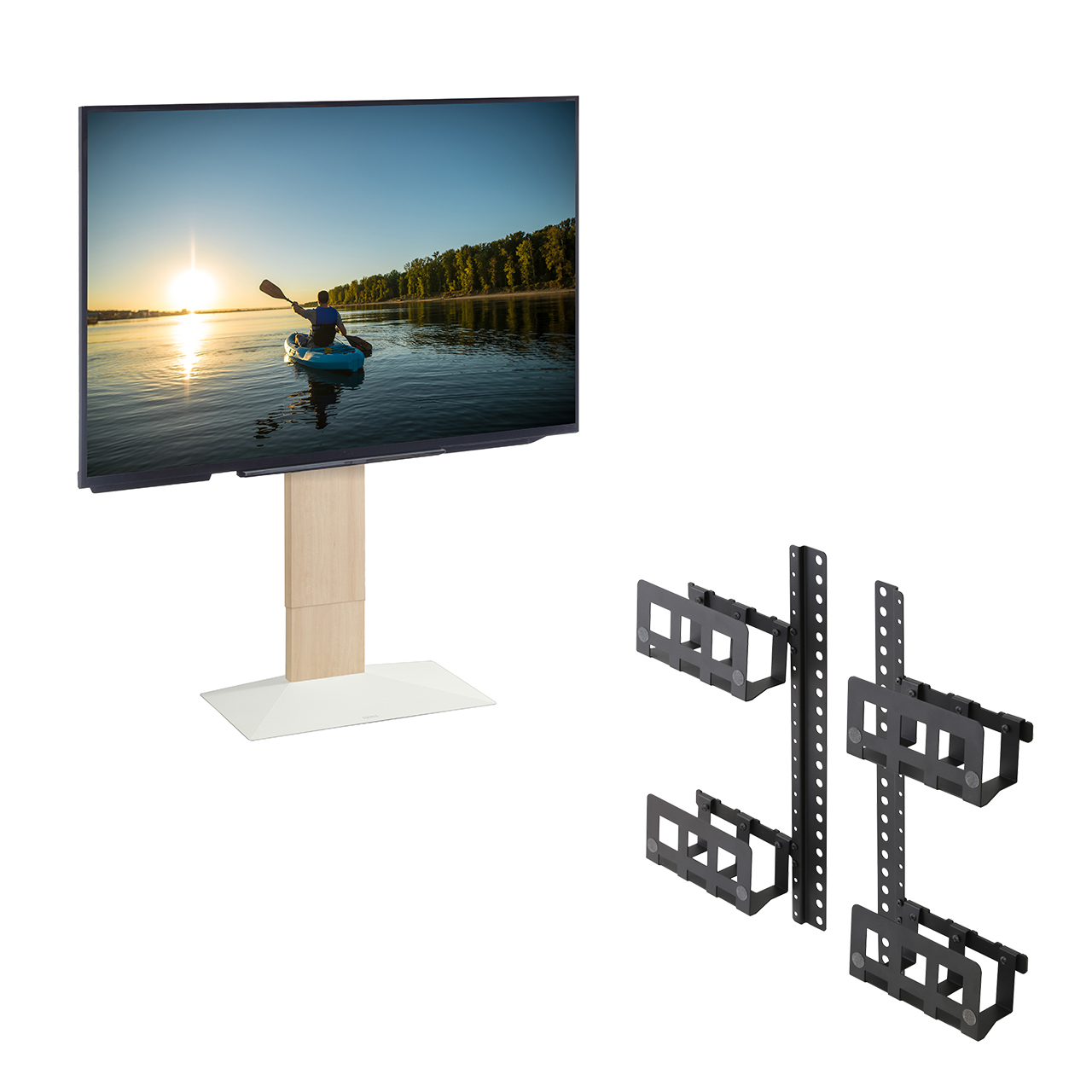 EQUALS（イコールズ） テレビ台 セット WALL 壁寄せテレビスタンド 32