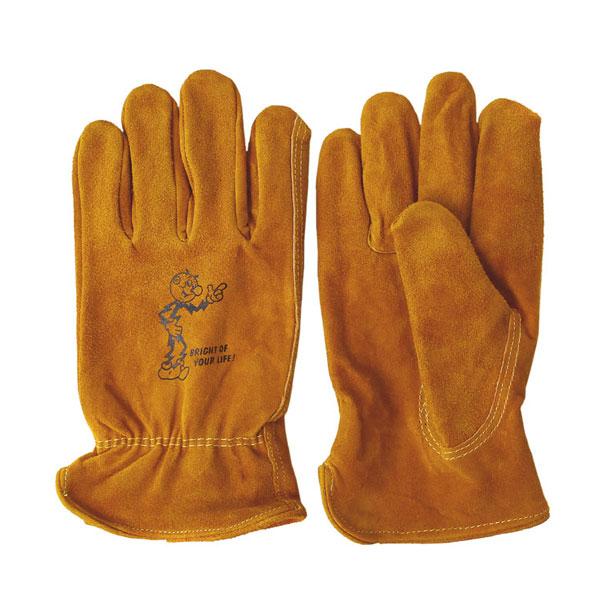 FLAG ON CREW レザーグローブ 本革手袋 メンズ キャンプグローブ 牛革