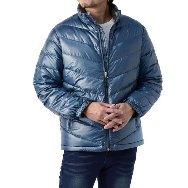 FLAG ON CREW ダウンジャケット メンズ アウター 洗えるダウン 650