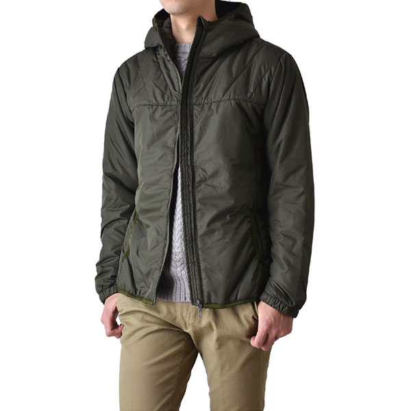 FLAG ON CREW シンサレート 中綿ジャケット 撥水 防風 透湿 フード