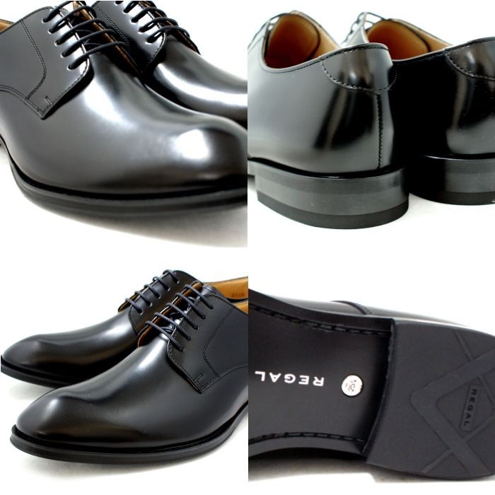 REGAL（リーガル） 靴 メンズ ビジネスシューズ プレーントゥ 本革