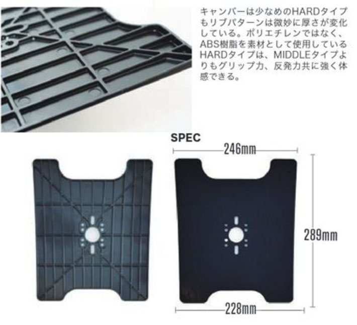 OJKプレート カービングプレート フリースタイル用 CP-04 CARVING