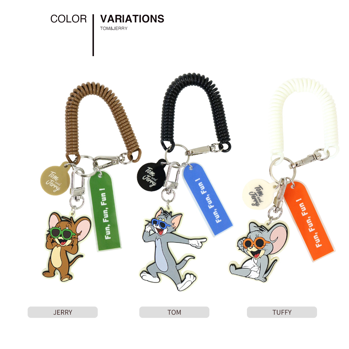 TOM and JERRY トムとジェリー サングラスコイルストラップ W-TJ1545