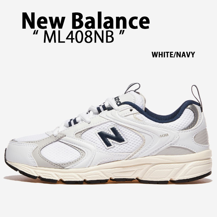 New Balance（ニューバランス） スニーカー ML408NB WHITE NAVY