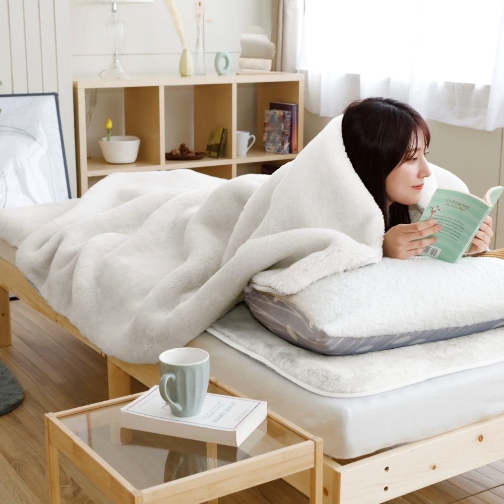 ロマンス小杉 爆買 毛布 ダブル 厚手 暖かい ブランケット 日本製