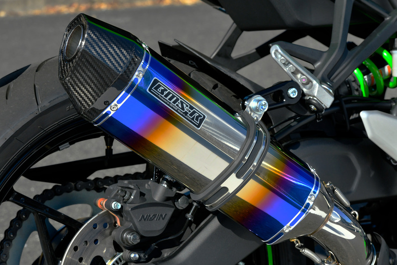 BEAMS G436-65-P6J ZX25R SE 8BK-ZX250H スリップオン CORSA-EVO2