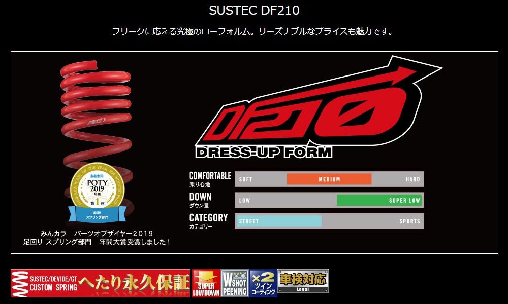 タナベ DF210 1台セット セレナ C26 2010.11.1〜2016.8.1 C26DK