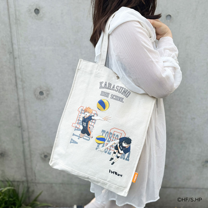ハイキュー!! 公式 キャンバストート トートバッグ ODHQ60 日向 影山