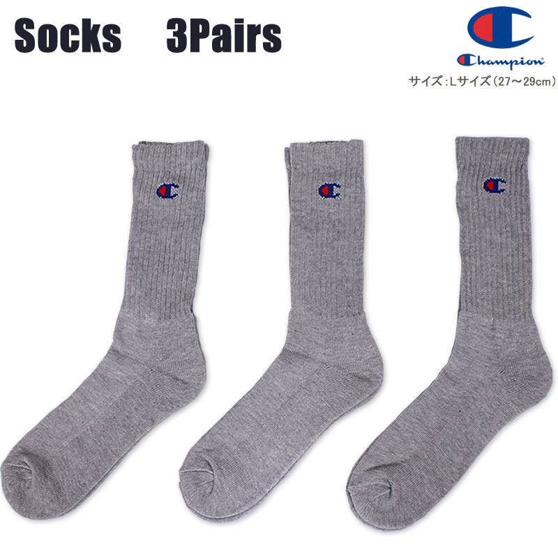 Champion（チャンピオン） 27〜29cm ハーフパイルフルレングスソックス