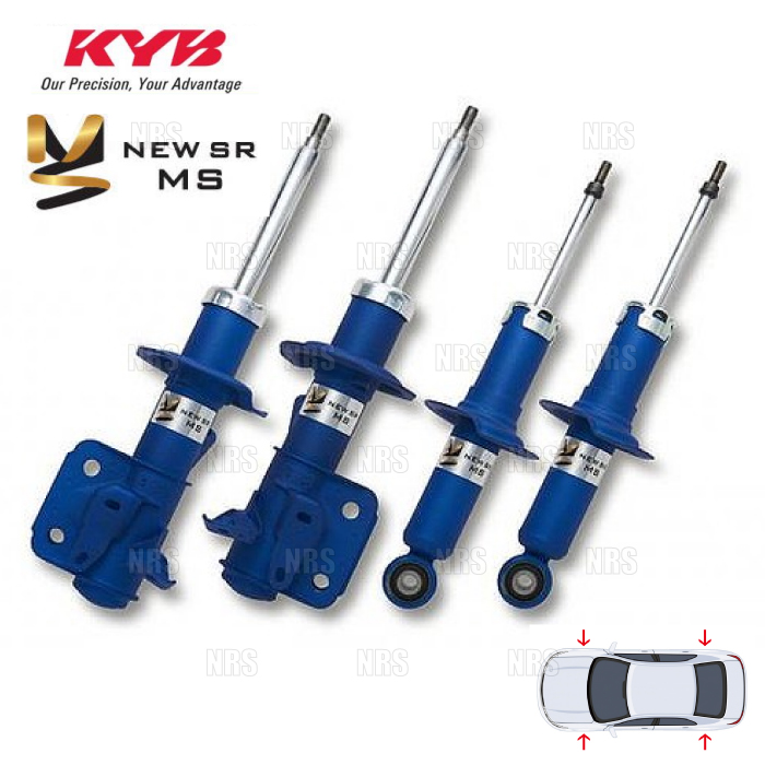 KYB カヤバ NEW SR MS ニューエスアールMS (前後セット) スイフト