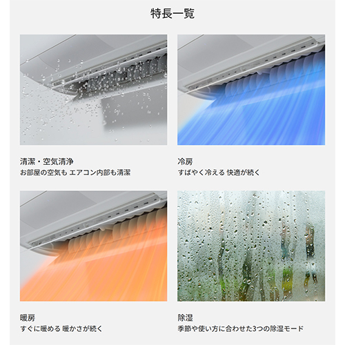 エオリア CS-225DFL-W 主に6畳用 パワフル&快適 スタンダードモデル