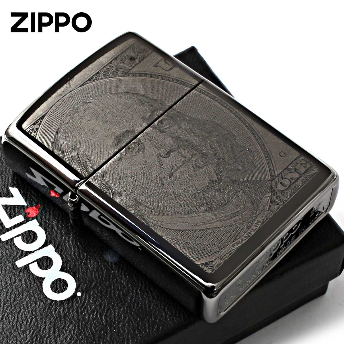 ZIPPO（ジッポー） ジッポライター アメリカ 100ドル 紙幣 Currency
