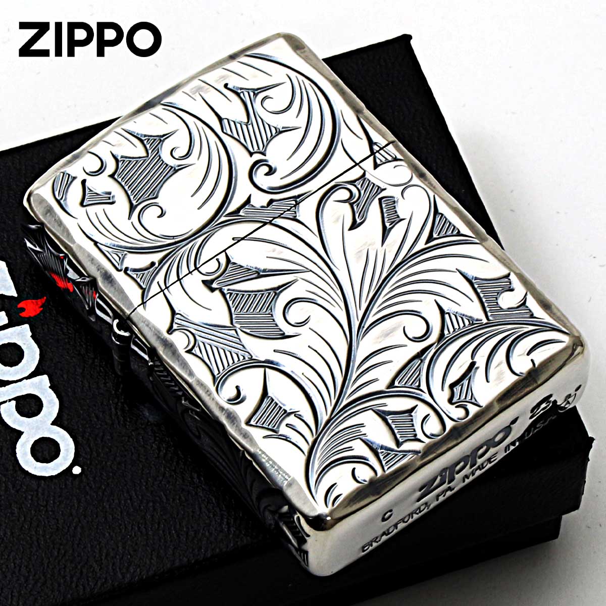 ZIPPO（ジッポー） ジッポライター アーマー ARMOR 5面立体 NC彫刻