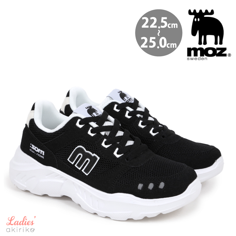 moz（モズ） スニーカー レディース 厚底 4cmソール コンビカラー