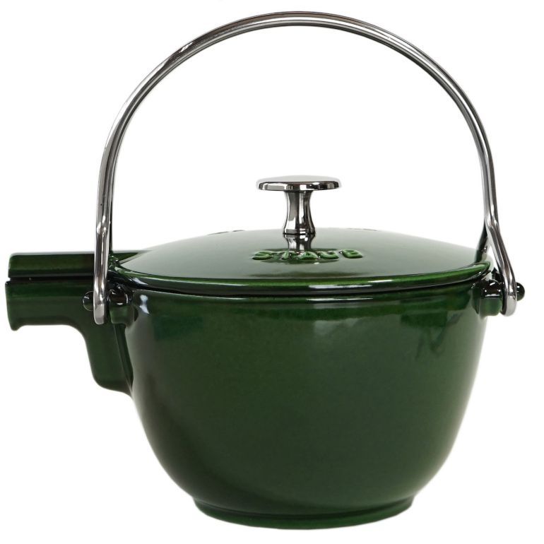 Staub（ストウブ） ラウンド ティーポット 丸型 やかん ケトル バジル