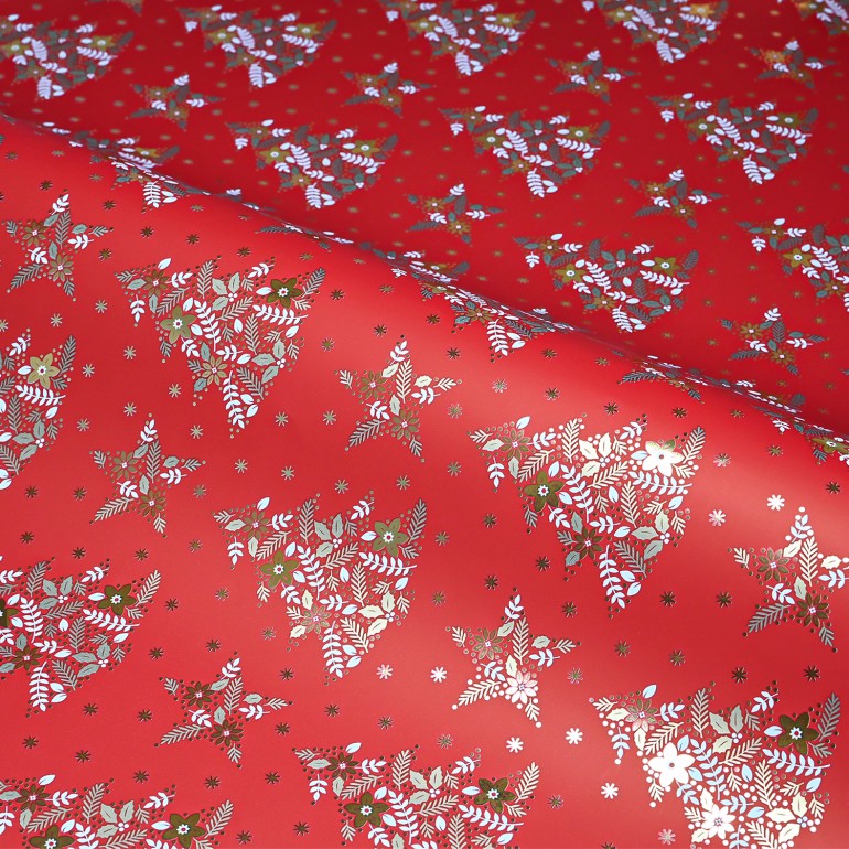 スペシャルラッピング 特別なギフトラッピング クリスマス柄 レッド