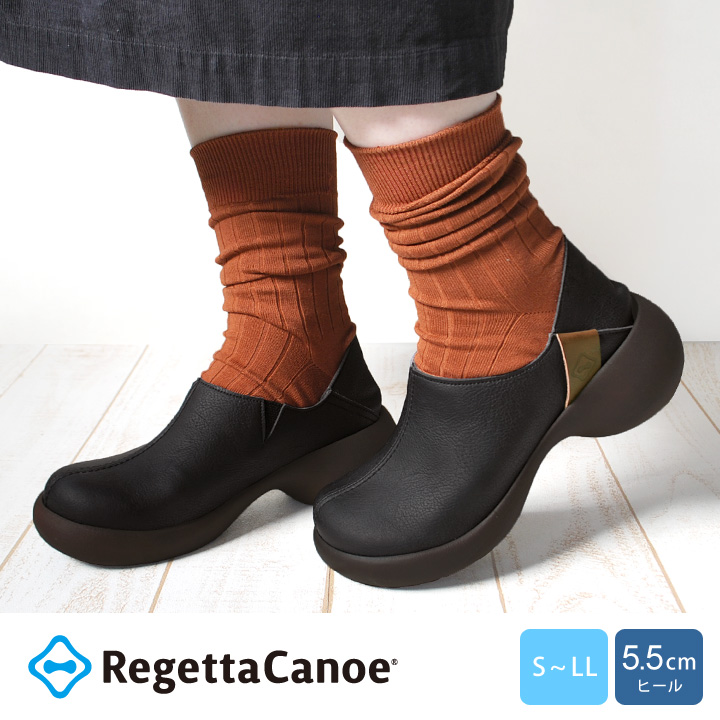 リゲッタカヌー RegettaCanoe CJES-6136 エッグヒール 2way スリッポン