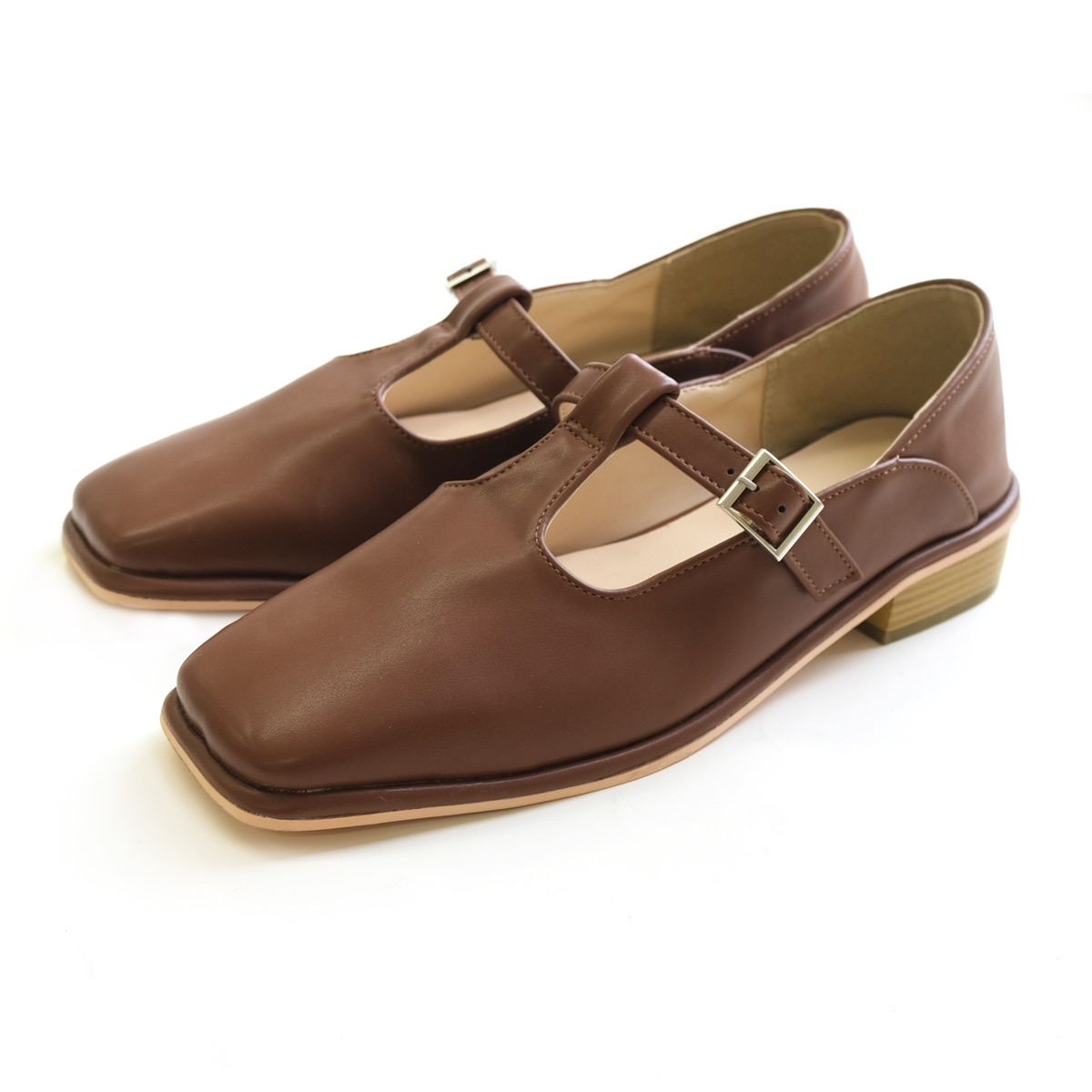 AmiAmi（アミアミ） Tストラップ ローファー レディース 歩きやすい